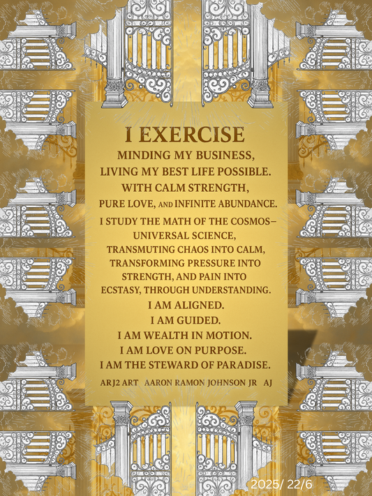 Safe Space / “Reflect to Rise” – Christ Consciousness Frequency Art (Interactive Digital Blessing Edition)